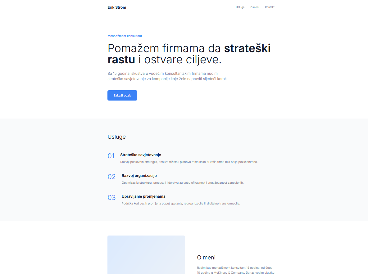 Konsultant Minimalistički