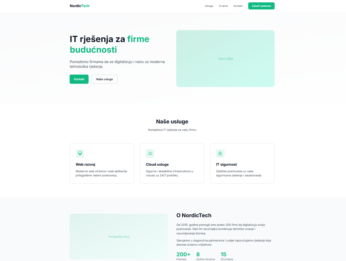 Moderna Poslovna Stranica